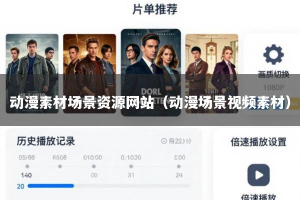 动漫素材场景资源网站(动漫场景视频素材)
