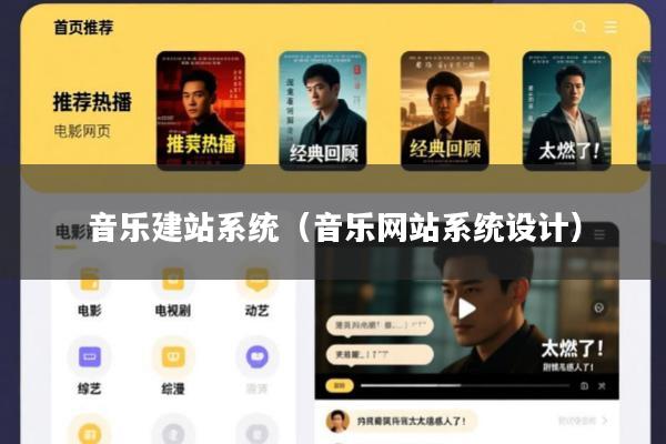 音乐建站系统(音乐网站系统设计)
