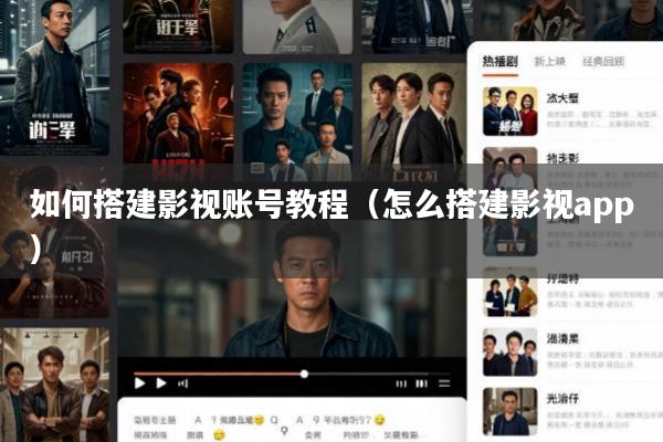 如何搭建影视账号教程(怎么搭建影视app)