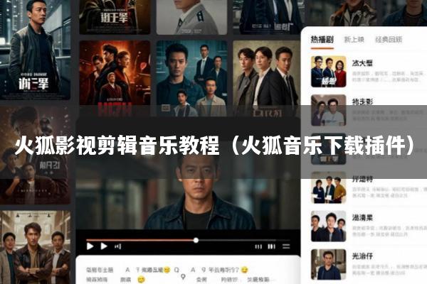 火狐影视剪辑音乐教程(火狐音乐下载插件)