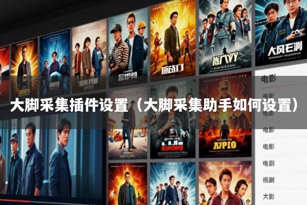 大脚采集插件设置(大脚采集助手如何设置)