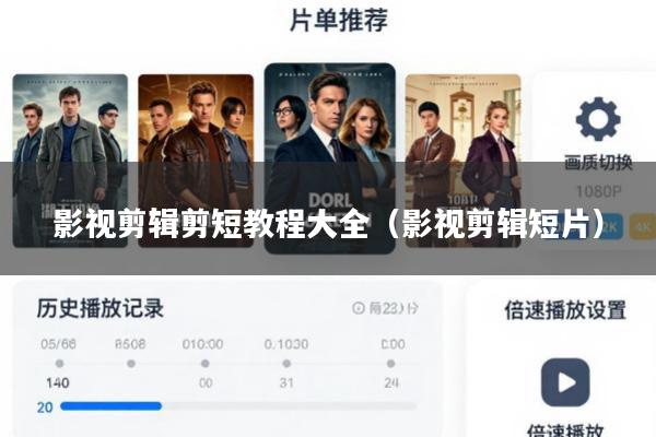 影视剪辑剪短教程大全(影视剪辑短片)