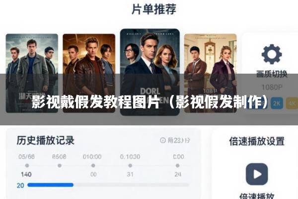 影视戴假发教程图片(影视假发制作)