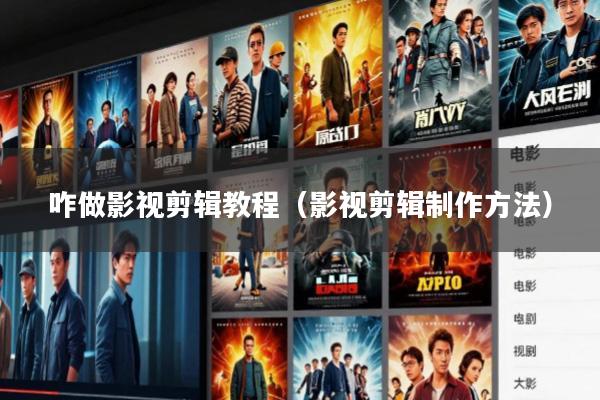 咋做影视剪辑教程(影视剪辑制作方法)