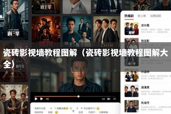 瓷砖影视墙教程图解(瓷砖影视墙教程图解大全)