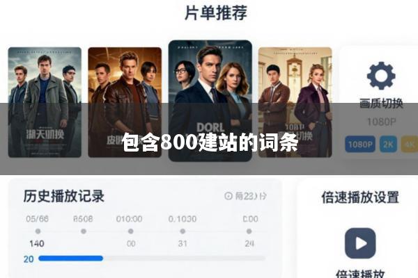 包含800建站的词条
