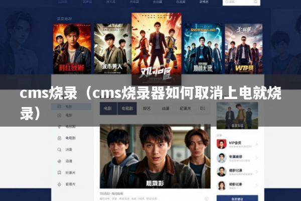 cms烧录(cms烧录器如何取消上电就烧录)