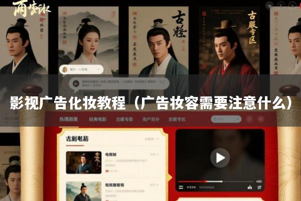 影视广告化妆教程(广告妆容需要注意什么)